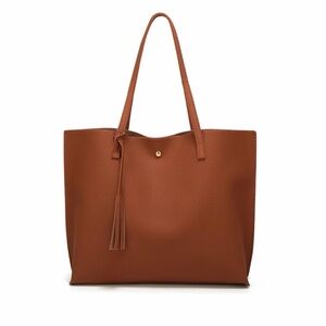 🤎✨ CLASSIC VEGAN LEATHER TOTE — ELEVATED, SPACIOUS & EFFORTLESSLY CHIC ✨🤎